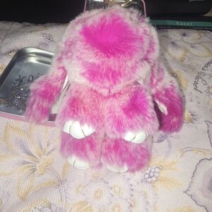 Chic Furry Pink Handmade Bunny